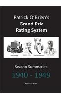 Patrick O'Brien's Grand Prix Rating System