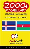 2000+ Icelandic - Azerbaijani Azerbaijani - Icelandic Vocabulary