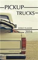 Pickups Weekly Planner 2016: 16 Month Calendar