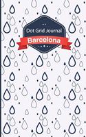 Dot Grid Journal - Drops: Soft cover, 5.5 x 8.5 inch, 130 pages(5 Barcelona)