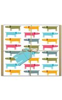 Box of Dogs: Gift-Wrapped Greennotes -- Environmentally Friendly Greeting, Invitation & Thank You Cards Made with Uncoated Paper