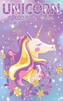 Unicorn Color By Number For Kids