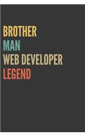 Brother Man Web Developer Legend Notebook
