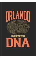 Orlando Its in my DNA: 6x9 -notebook - dot grid - city of birth - Florida