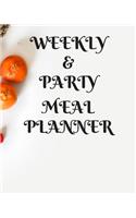 Weekly Meal & Party Planner