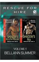 Rescue for Hire, Volume 5 [Spencer's Reluctant Rescuer: Shadow's Pen] (Siren Publishing: The Bellann Summer Manlove Collection)