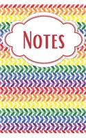 Rainbow Vines Boho Notebook