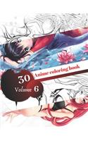 30 Anime Coloring Book: 30 &#12450;&#12491;&#12513;&#12398;&#22615;&#12426;&#32117; Awesome Coloring Book with Cute Sexy Anime With High Quality Images For Adult Japanese 8