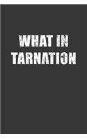 What In Tarnation Notebook: Lined Journal, 120 Pages, 6 x 9, Affordable Gift Journal Matte Finish