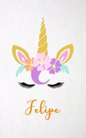 Felipe A5 Lined Notebook 110 Pages