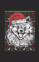 Ugly Christmas - Pomeranian: Dotted Bullet Journal (6 X 9 -120 Pages) - Ugly Christmas Gift and Holiday Planner For Women, Men, Teens And Kids