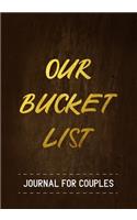Our Bucket List Journal for Couples