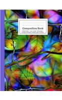 Wide Rule Composition Book: (Rainbow Composition Books)
