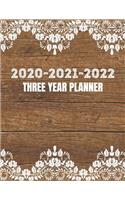 2020 - 2021 - 2022 Three Year Planner