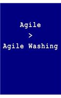 Agile > Agile Washing