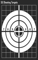 55 Shooting Targets: Bullseye 2 Shooting Targets - Black(Shooting Targets)