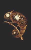 Steampunk Chameleon Journal: Jot Down Your Ideas, Thoughts, Experiences, Dreams and Goals(10 Steampunk Journals)