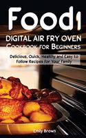 Food i Digital Air Fry Oven Cookbook for Beginners