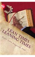 Lean Times - Leaning Times: Trusting God for My Prosperity