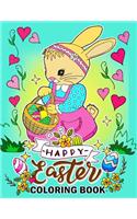 Happy Easter Coloring Book