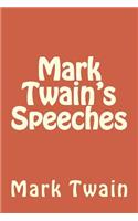 Mark Twain's Speeches