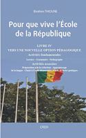 Pour que vive l'École de la République