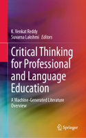 Critical Thinking for Professional and Language Education