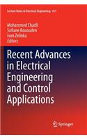 Recent Advances in Electrical Engineering and Control Applications