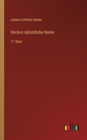 Herders sämmtliche Werke