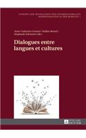 Dialogues Entre Langues Et Cultures