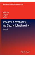 Advances in Mechanical and Electronic Engineering