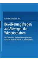 Bevölkerungsfragen Auf Abwegen Der Wissenschaften