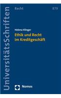 Ethik Und Recht Im Kreditgeschaft