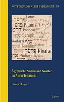 Agyptische Namen Und Worter Im Alten Testament