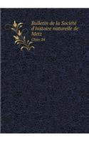 Bulletin de la Société d'Histoire Naturelle de Metz Chier 24