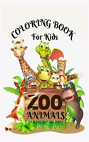 Zoo Animals Coloring Book