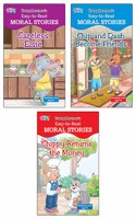 Story Books Set of 3 Books (Careless Elsie, Chip and Dash Become Friends & Chippy Return the Money)