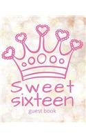 Sweet Sixteen - Guest book