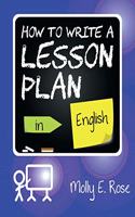How To Write A Lesson Plan In English
