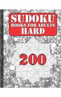 Sudoku books for adults hard: 200 Sudokus from hard with solutions for adults Gifts Sudoku hard book Galaxy Sky Lover adults, kids