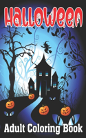 Halloween Adult Coloring Book