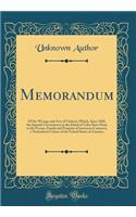 Memorandum