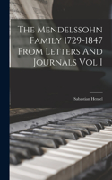 Mendelssohn Family 1729-1847 From Letters And Journals Vol I
