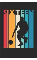 Basketball Notebook for 16 Year Old Boys and Girls - Vintage Basketball Journal - 16th Birthday Gift for Basketball Player Diary