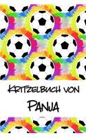 Kritzelbuch von Panja: Kritzel- und Malbuch mit leeren Seiten für deinen personalisierten Vornamen