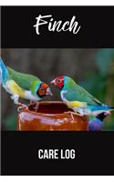 Finch Care Log: Specially Designed Daily Bird Log Book to Look After All Your Bird's Needs. Great For Recording Feeding, Water, Cleaning, Health & Bird Activities w