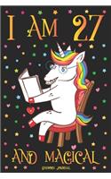 Unicorn Journal I am 27 and Magical