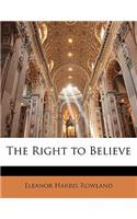 Right to Believe