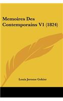 Memoires Des Contemporains V1 (1824): (French)