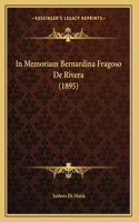 In Memoriam Bernardina Fragoso De Rivera (1895)